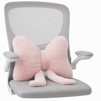 🎀 Cuscino Decorativo a Fiocco per Divano e Sedia | Morbido Appoggio per la Schiena, un Tocco Delicato per la Casa 🛋️ | 41 × 31 cm