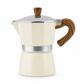 Caffettiera Moka in Alluminio ☕🔥 | Caffè a Casa con Base a Riscaldamento Uniforme | 150 ml (3 Tazze) o 300 ml (6 Tazze)