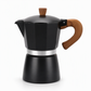 Caffettiera Moka in Alluminio ☕🔥 | Caffè a Casa con Base a Riscaldamento Uniforme | 150 ml (3 Tazze) o 300 ml (6 Tazze)