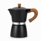 Caffettiera Moka in Alluminio ☕🔥 | Caffè a Casa con Base a Riscaldamento Uniforme | 150 ml (3 Tazze) o 300 ml (6 Tazze)