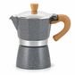 Caffettiera Moka in Alluminio ☕🔥 | Caffè a Casa con Base a Riscaldamento Uniforme | 150 ml (3 Tazze) o 300 ml (6 Tazze)