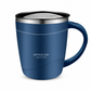 Tazza Termica con Coperchio ☕🥤 | Acciaio Inox 304 a Doppia Parete per Caffè e Bevande | Apertura Doppia