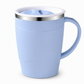 Tazza Termica con Coperchio ☕🥤 | Acciaio Inox 304 a Doppia Parete per Caffè e Bevande | Apertura Doppia