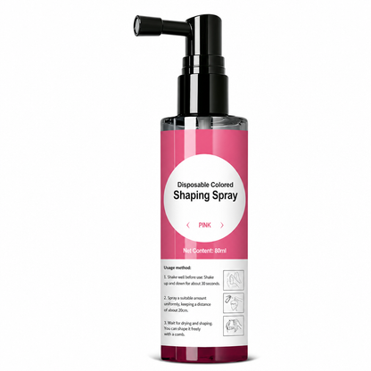 Spray Colorante Temporaneo per Capelli 🌈💇 | Aggiunge Colore in Pochi Gesti con Beccuccio Direzionale | 7 Tonalità, 80 ml
