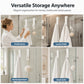 Ganci per Porta Doccia da Appendere 🚿🧺 | Asciugamani e Accappatoi a Portata di Mano, Senza Forare | Set da 2, Stili A/B
