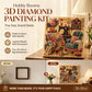 Kit Diamond Painting con Scena d’Interni 💎🖼️ | Mosaico Creativo con Strass da Applicare | Decorazione Fatta a Mano