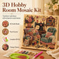 Kit Diamond Painting con Scena d’Interni 💎🖼️ | Mosaico Creativo con Strass da Applicare | Decorazione Fatta a Mano