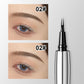 👁️ Matita Sopracciglia a Doppia Punta Micro-Forcella ✨ | Effetto Naturale Microblading Pelo a Pelo 🌿 | Formula Waterproof Anti-Sbavature 💧 | 3 Tonalità