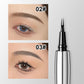 👁️ Matita Sopracciglia a Doppia Punta Micro-Forcella ✨ | Effetto Naturale Microblading Pelo a Pelo 🌿 | Formula Waterproof Anti-Sbavature 💧 | 3 Tonalità