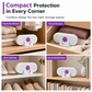 💧Mini Deumidificatore Riutilizzabile 🏠 | Assorbe l'Umidità con Silica Gel e Finestra Visiva | Ideale per Armadi e Cassetti | Ricarica USB, Compatto
