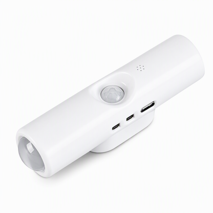 💡 Lampada LED da Parete con Sensore di Movimento 🚶 | Doppio Fascio Occhi di Gatto Alto e Basso ✨ | Attacco Magnetico Senza Fori 🧲 | Ricaricabile USB per Corridoio e Scale 🔋