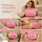 Cuscino Peluche a Forma di Bao 🥟☁️ | Morbido da Abbracciare, per Relax su Divano e Letto | Due Misure e Quattro Colori