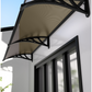 🌧️Pensilina Parapioggia per Porte e Finestre 🏡 | Tettoia in Policarbonato con Staffe Rinforzate Anti-UV | Design ad Arco Drenante e Resistente al Gelo | 60x80 cm