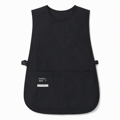 🍳 Grembiule da Lavoro a Gilet Impermeabile ✨ | Design Ergonomico Senza Trazione sul Collo 🦺 | Tessuto Idrorepellente e Antimacchia 💧 | Cinghie Regolabili e Tasche, 5 Colori 🍽️