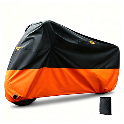 🏍️Telo Coprimoto Impermeabile per Tutte le Stagioni 🌧️ | Tessuto Oxford Anti-UV con Fori per Lucchetto e Strisce Riflettenti 🔒✨ | Antivento con Fibbia | Taglie M-4XL