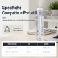 💧 Mini Umidificatore USB Portatile a Nebbia Fredda ✨ | Compatibile con Bottiglie, Bicchieri e Tazze 🥤 | Nebbia Silenziosa per Ufficio, Casa e Auto 🌫️ | Ricarica USB 21 cm 🚗