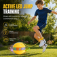 🤸 Palla Salterina da Caviglia con Luci LED ✨ | Anello Morbido per Equilibrio e Coordinazione 🏃 | Ruota Luminosa a Induzione Senza Batterie 🌟 | Gioco Attivo Bimbi in 3 Colori 🧒