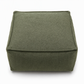 🛋️ Pouf Poggiapiedi Contenitore Salvaspazio ✨ | Fodera Riempibile con Vestiti e Coperte 🧺 | Supporto Robusto Fino a 100 kg con Zip Ampia 🛡️ | Lavabile 45×45×23 cm in 10 Colori 🎨