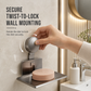 🧼 Portasapone a Parete con Ventosa Sottovuoto ✨ | Drenaggio Rapido a V Antiristagno, Zero Fori 💧 | In Alluminio Spaziale Antiruggine per Doccia e Bagno, 14×9,5cm 🚿