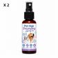 🐶 Spray Districante e Lisciante per Cani e Gatti 🐱 | Scioglie Nodi e Pelo Infeltrito Senza Dolore 🌿 | Formula Senza Risciacquo Lucentezza e Morbidezza, 50ml ✨