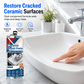 🛁 Pasta Riparatrice Epossidica per Ceramica e Piastrelle ✨ | Sigillante Bicomponente Impermeabile Bianco 90g 🛠️ | Ripara Crepe e Scheggiature su Lavabi, Vasche e WC 🏡