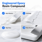 🛁 Pasta Riparatrice Epossidica per Ceramica e Piastrelle ✨ | Sigillante Bicomponente Impermeabile Bianco 90g 🛠️ | Ripara Crepe e Scheggiature su Lavabi, Vasche e WC 🏡