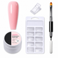 💅 Gel Costruttore Solido Non Appiccicoso ✨ | Allungamento Unghie e Nail Art 3D 🌸 | Modellabile a Mano Senza Residui per Lampada UV/LED 💡 | Formula Extra Tenuta da 15 ml 🎨