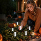 ☀️ Luci Solari da Giardino a Picchetto a Bolla di Cristallo ✨ | 8 Modalità con Sensore Crepuscolare 🌙 | Impermeabili IP54 per Vialetti, Aiuole e Feste all'Aperto 🌿