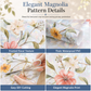 🌈 Pellicola Elettrostatica per Vetri Effetto Arcobaleno 🪟 | Privacy e Motivo Floreale Magnolia 🌸 | Senza Colla, Anti-UV e Tagliabile su Misura ✨