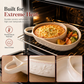 🍽️ Piatto da Forno in Ceramica con Scomparti Divisi ✨ | Separa Salse e Snack Senza Mescolare i Sapori 🥣 | Design Vintage con Manico Ergonomico 🏺 | Forno e Microonde 20.5cm 🥧