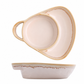 🍽️ Piatto da Forno in Ceramica con Scomparti Divisi ✨ | Separa Salse e Snack Senza Mescolare i Sapori 🥣 | Design Vintage con Manico Ergonomico 🏺 | Forno e Microonde 20.5cm 🥧