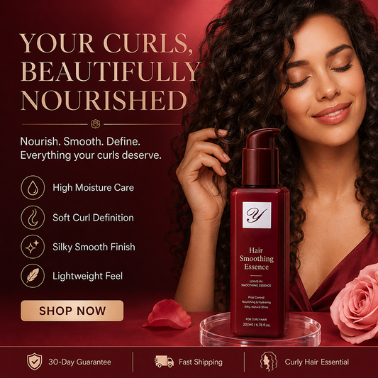 💆 Balsamo Leave-In Senza Risciacquo per Capelli Ricci ✨ Formula Anticrespo con 9 Estratti Vegetali 🌿 | Definizione Morbida e Profumo alla Rosa 🌸 | Formati da 100 e 200 ml 🧴