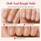 💅 Smalto Levigante Riempitivo per Unghie con Striature Verticali 12ml ✨ Base Coat Lisciante e Uniformante | Finitura Rosa Nude Naturale ed Effetto Lucido Sano Rigenerante 🌸