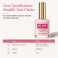 💅 Smalto Levigante Riempitivo per Unghie con Striature Verticali 12ml ✨ Base Coat Lisciante e Uniformante | Finitura Rosa Nude Naturale ed Effetto Lucido Sano Rigenerante 🌸