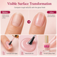 💅 Smalto Levigante Riempitivo per Unghie con Striature Verticali 12ml ✨ Base Coat Lisciante e Uniformante | Finitura Rosa Nude Naturale ed Effetto Lucido Sano Rigenerante 🌸