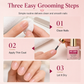 💅 Smalto Levigante Riempitivo per Unghie con Striature Verticali 12ml ✨ Base Coat Lisciante e Uniformante | Finitura Rosa Nude Naturale ed Effetto Lucido Sano Rigenerante 🌸