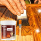 🪵 Olio Cera d'Api Lucidante per Legno Naturale (100g) ✨ | Rinnova, Nutre e Protegge Mobili, Tavoli e Parquet 🪑 | Con Pennellino Applicatore Antigraffio e Idrorepellente 🖌️🌿