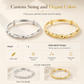 🎁2026 New Arrivals 50% OFF💥 Endless Mobius-twisted bangle – smooth, sliding adjustable clasp & double-textured premium shine 💫