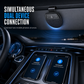 🚗 Vivavoce Bluetooth per Auto SP11 da Parasole 📱 | Chiamate Vivavoce con Sensore Vibrazione ⚡ | Connessione Doppia a 2 Telefoni e Audio GPS 🎶 | Clip in Acciaio e Type-C 🔋