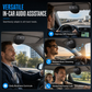 🚗 Vivavoce Bluetooth per Auto SP11 da Parasole 📱 | Chiamate Vivavoce con Sensore Vibrazione ⚡ | Connessione Doppia a 2 Telefoni e Audio GPS 🎶 | Clip in Acciaio e Type-C 🔋