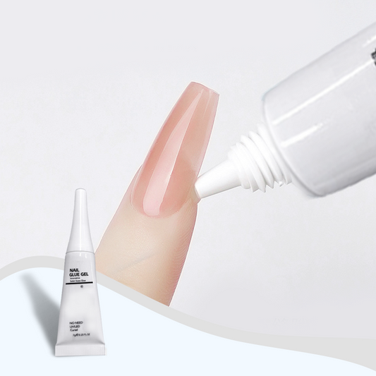 💅 Colla per Unghie Finte Professionale Extra Forte 💎 | Asciugatura Rapida Senza Lampada UV ✨ | Tenuta 45+ Giorni 🛡️ | Con Beccuccio di Precisione e Solvente Rimuovi Colla 💧