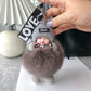 🧸 Portachiavi Peluche Bambola Neonato che Dorme con Pompon Soffice | Con Berretto in Maglia e Fiocco Strass | Ciondolo Decorativo per Borsa, Zaino e Chiavi Auto 🎀✨