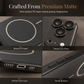 📱 Cover Magnetica Opaca con Finestra Fotocamera Galvanizzata ✨ Custodia Ultra Slim Anti-Impronta MagSafe | Protezione Antiurto e Ricarica Wireless per iPhone 🧲