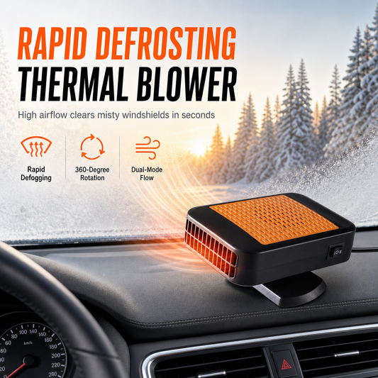 🚗 Termoventilatore e Sbrinatore Portatile per Auto 12V ❄️🔥 | Riscaldamento Rapido e Base Girevole a 360° 🔄 | Modalità Caldo/Freddo | Antiappannante Parabrezza Sicuro 💨