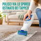 🧼 Smacchiatore Schiumogeno a Secco per Tessuti e Tappeti 🧽 | Spazzola Integrata Senza Acqua ✨ | Elimina Macchie Ostinate e Odori Animali per Divani, Materassi e Auto 🛋️🐾