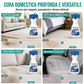 🧼 Smacchiatore Schiumogeno a Secco per Tessuti e Tappeti 🧽 | Spazzola Integrata Senza Acqua ✨ | Elimina Macchie Ostinate e Odori Animali per Divani, Materassi e Auto 🛋️🐾