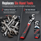 🔧 Chiave Regolabile Universale Autobloccante ⚙️ | Ganasce Dentate a Presa Rapida in Acciaio CR-V 🗜️ | Regolazione con Una Sola Mano | Per Idraulica, Tubi e Fai-da-Te 💪