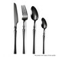 🍴 Set Posate Eleganti in Acciaio Inox ✨ | Coltelli Bistecca, Forchette e Cucchiai Lucidi a Specchio 🍽️ | Manico Ergonomico a Vita Sottile per Cene e Feste (Set 4 o 24 Pezzi) 🥂