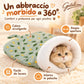 🐱 Cuccia Sacco Nanna Morbido per Gatti e Cani Piccoli | Interno in Soffice Peluche Termico e Design Avvolgente a 360° | Tasca Semi-Chiusa Calda e Lavabile in Lavatrice 🐾