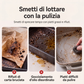 🍪 Tappetino da Forno in Silicone 2-in-1 Pieghevole ✨ Teglia Antiaderente con Bottoni a Pressione e Bordi Rialzati | Tappetino Termoresistente per Impasto, Arrosti e Dolci 🥐